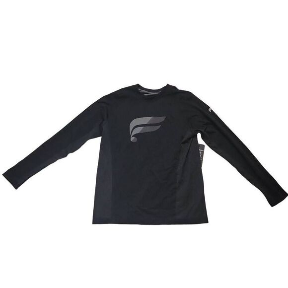 Fabletics Mens Black Training Day Long Sleeve Tee - Size Large - Picture 1 of 5
